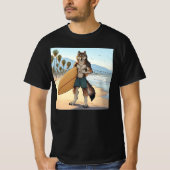 Surfer Wolf T-shirt (Voorkant)