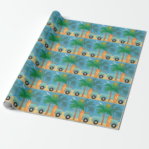 Surfer Wrapping Paper Cadeaupapier