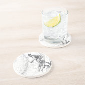 surfer zandsteen onderzetter (Zijkant)