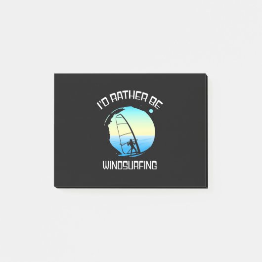 Surfer zou eerder windsurfen post-it® notes (Voorkant)