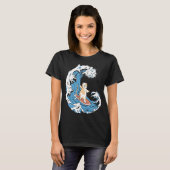 Surfergolven Surfboard Surfplankat Surfred T-shirt (Voorkant volledig)