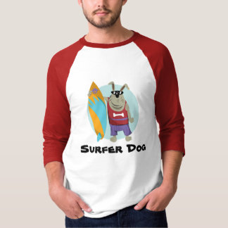 surferhond t-shirt