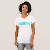 surfermeisje t-shirt (Voorkant volledig)