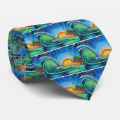 Surferontwerp Stropdas (Opgerold)