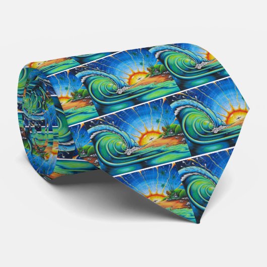 Surferontwerp Stropdas (Opgerold)