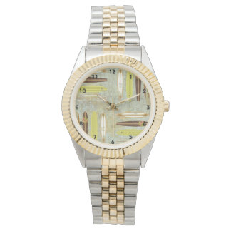 Surfers Boardroom Surf Board Wandklok Horloge