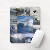 Surfers Collage Verticale Mousepad Muismat (Met muis)