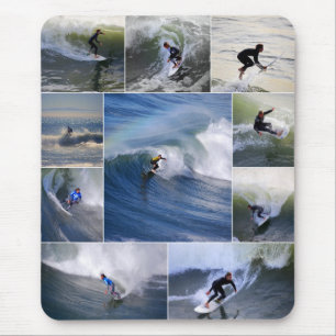 Surfers Collage Verticale Mousepad Muismat