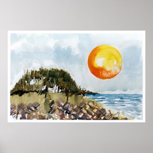 Surfer's Cove Poster (Voorkant)