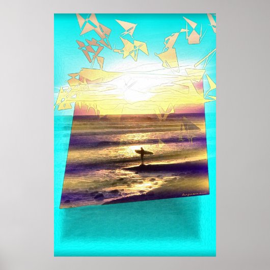 Surfer's droomserie #1 poster (Voorkant)