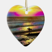 Surfer's droomserie #2 keramisch ornament (Rechts)