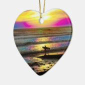 Surfer's droomserie #2 keramisch ornament (Links)