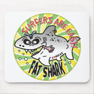 Surfers Easy Fat Shark Muismat
