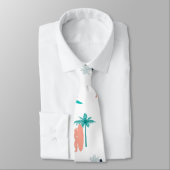 Surfers en palmbomen stropdas (Gebonden)