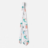 Surfers en palmbomen stropdas (Achterkant)