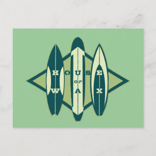 Surfer's House of Wax Briefkaart