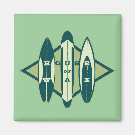 Surfer's House of Wax Magneet (Voorkant)