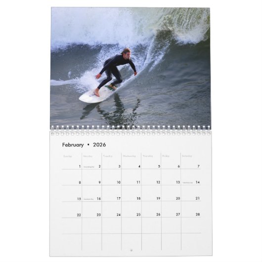 Surfers Kalender (Feb 2026)