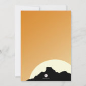 Surfer's ochtenduitnodiging kaart (Achterkant)