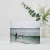Surfers op de Noordkust Briefkaart (Staand voorkant)