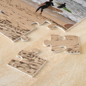 Surfers op Manly Beach, Australië Legpuzzel (Zijkant)