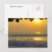 Surfers op zonneschijn briefkaart (Voorkant / Achterkant)