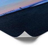 Surfers op zonsopgang poster (Hoek)