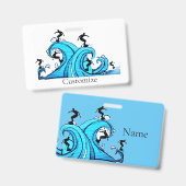 Surfers Overal Thunder_Cove Badge (Voor- en achterkant)