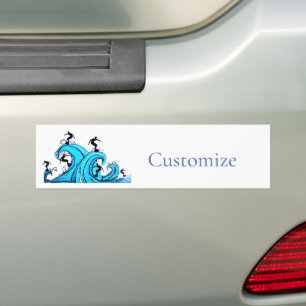 Surfers Overal Thunder_Cove Bumpersticker