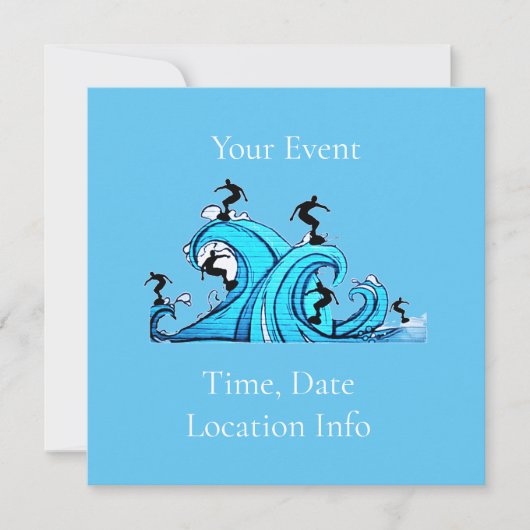 Surfers Overal Thunder_Cove Kaart (Voorkant)