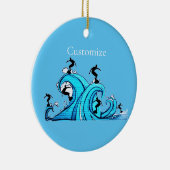 Surfers Overal Thunder_Cove Keramisch Ornament (Rechts)