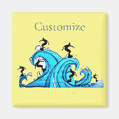 Surfers Overal Thunder_Cove Magneet (Voorkant)