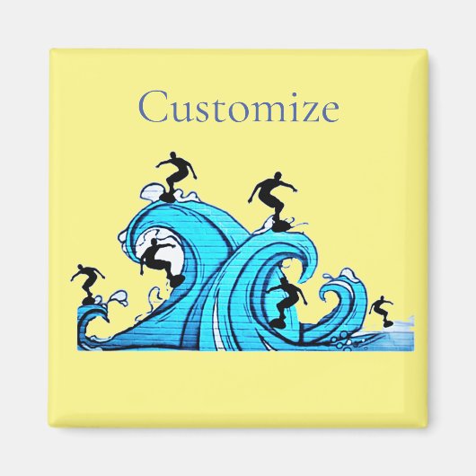 Surfers Overal Thunder_Cove Magneet (Voorkant)