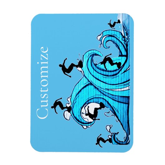 Surfers Overal Thunder_Cove Magneet (Verticaal)