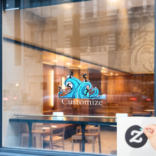 Surfers Overal Thunder_Cove Raamsticker