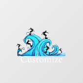 Surfers Overal Thunder_Cove Raamsticker (Vel)