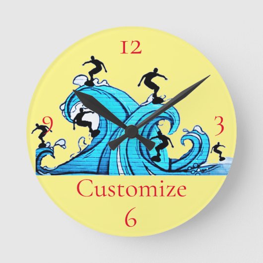 Surfers Overal Thunder_Cove Ronde Klok (Voorkant)