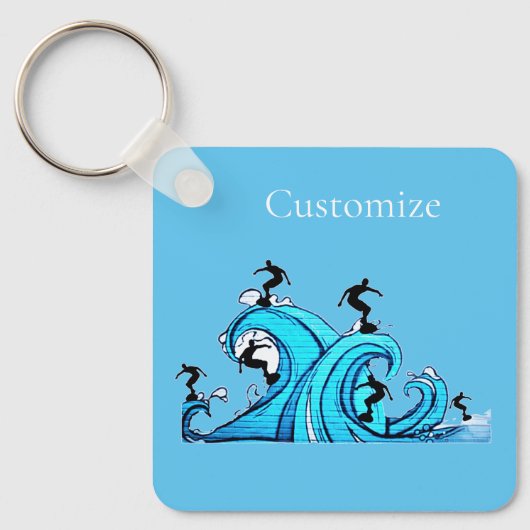 Surfers Overal Thunder_Cove Sleutelhanger (Voorkant)