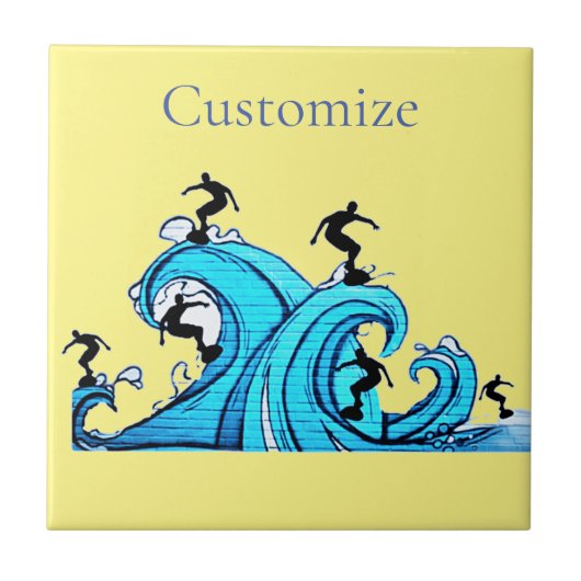 Surfers Overal Thunder_Cove Tegeltje (Voorkant)