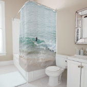 Surfers Paradise #3 #surf #wall #art Douchegordijn (In situ)