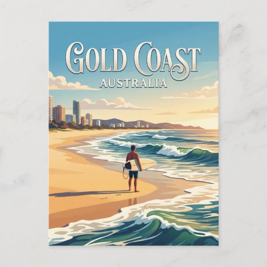 Surfers Paradise Australië Briefkaart (Voorkant)
