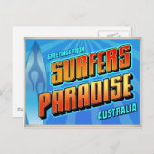 SURFERS PARADISE BRIEFKAART (Voorkant / Achterkant)