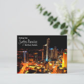 Surfers Paradise Gold Coast Australia City Lights Briefkaart (Staand voorkant)