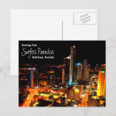 Surfers Paradise Gold Coast Australia City Lights Briefkaart (Voorkant / Achterkant)