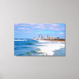 Surfers Paradise, Gold Coast, Australië Canvas Afdruk