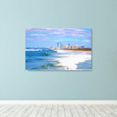 Surfers Paradise, Gold Coast, Australië Canvas Afdruk (Insitu (Houten vloer))
