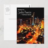 Surfers Paradise, goudkust, Australië Briefkaart (Voorkant / Achterkant)