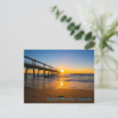 Surfers Paradise Jetty op Sunrise Briefkaart (Staand voorkant)