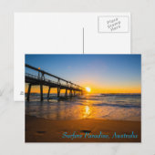 Surfers Paradise Jetty op Sunrise Briefkaart (Voorkant / Achterkant)