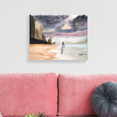 SURFERS PARADISE Queensland Australia WATERVERF Canvas Afdruk (Insitu (Woonkamer))